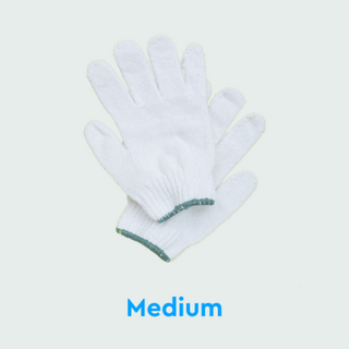 Medium Knit Gloves for Workplace Protection