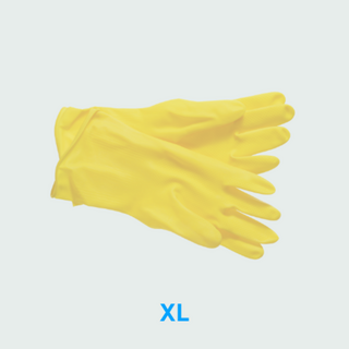 XL Rubber Gloves for Workplace Protection